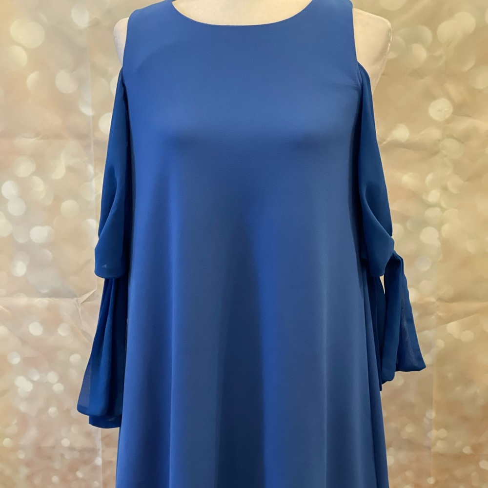 Taylor‎ Size 4 MIDI Dress with Drooped/Tie Sleeve